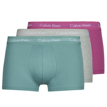 Spodnje perilo Moški Boksarice Calvin Klein Jeans TRUNK X3 Rožnata / Modra / Siva
