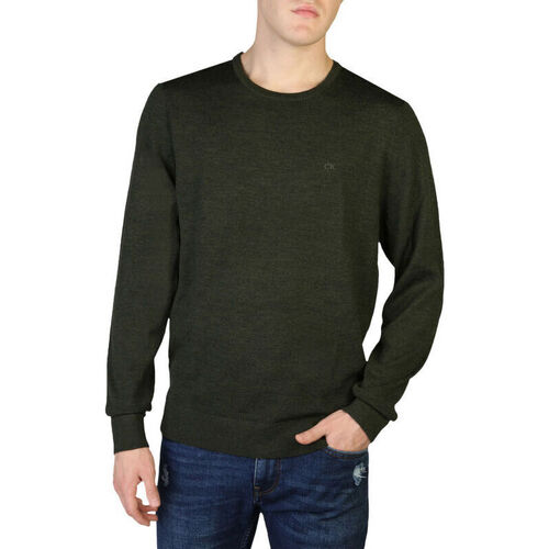 Oblačila Moški Puloverji Calvin Klein Jeans - k10k109474 Zelena