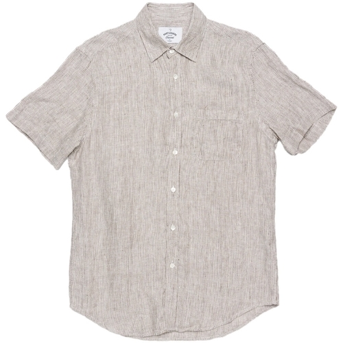 Oblačila Moški Srajce z dolgimi rokavi Portuguese Flannel Highline Shirt - Brown Kostanjeva