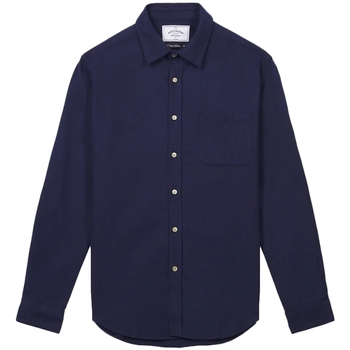 Oblačila Moški Srajce z dolgimi rokavi Portuguese Flannel Teca Shirt - Navy Modra