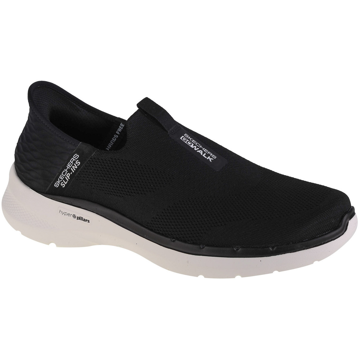 Čevlji  Moški Nizke superge Skechers Slip-Ins: GO WALK 6 - Easy On Črna