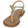 Čevlji  Ženske Sandali & Odprti čevlji MICHAEL Michael Kors MALLORY THONG Pozlačena