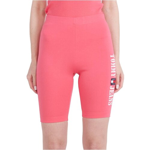 Oblačila Ženske Kratke hlače & Bermuda Tommy Jeans DW0DW15643 Rožnata