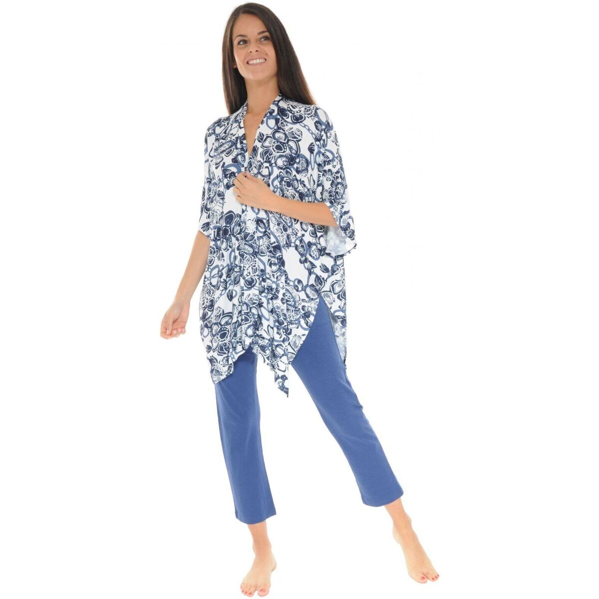 Oblačila Ženske Pižame & Spalne srajce Christian Cane VALERY Modra