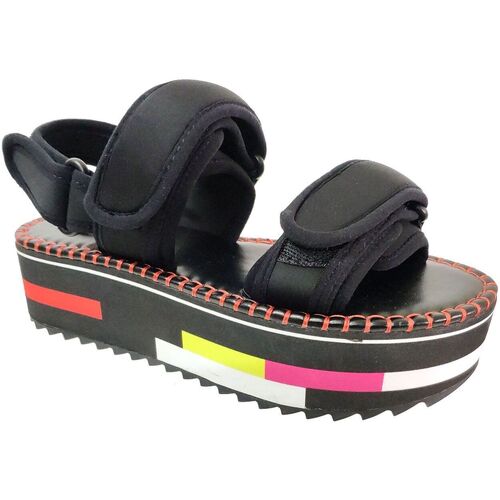 Čevlji  Ženske Sandali & Odprti čevlji Desigual Rainbow color Črna