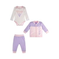 Oblačila Deklice Otroški kompleti Guess H3YW10 Rožnata / Vijolična