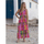 Oblačila Ženske Dolge obleke Isla Bonita By Sigris Dolga Midi Obleka Rožnata