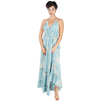 Oblačila Ženske Dolge obleke Isla Bonita By Sigris Dolga Midi Obleka Modra