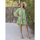 Oblačila Ženske Kratke obleke Isla Bonita By Sigris Kratka Obleka Zelena