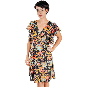 Oblačila Ženske Kratke obleke Isla Bonita By Sigris Kratka Obleka Večbarvna