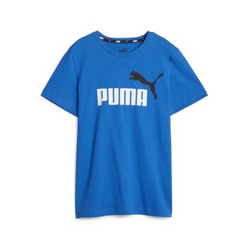 Oblačila Dečki Majice s kratkimi rokavi Puma ESS+ 2 COL LOGO TEE B Modra