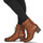 Čevlji  Ženske Gležnjarji Mustang 1197508 Konjak