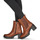 Čevlji  Ženske Gležnjarji Mustang 1409511 Konjak
