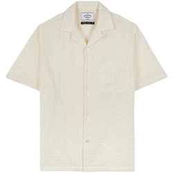 Oblačila Moški Srajce z dolgimi rokavi Portuguese Flannel Piros Shirt - Off White Bela