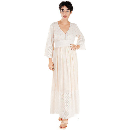 Oblačila Ženske Dolge obleke Isla Bonita By Sigris Dolga Midi Obleka Kaki