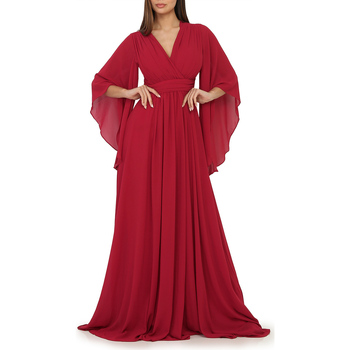 Oblačila Ženske Obleke La Modeuse 32618_P74040 Rdeča