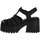Čevlji  Ženske Sandali & Odprti čevlji Windsor Smith ETERNITY BLACK LEATHER Črna