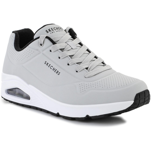 Čevlji  Moški Nizke superge Skechers UNO STAND ON AIR 52458-LGBK Siva