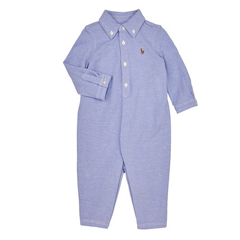 Oblačila Dečki Pižame & Spalne srajce Polo Ralph Lauren SOLID CVRALL-ONE PIECE-COVERALL Modra / Nebeško modra