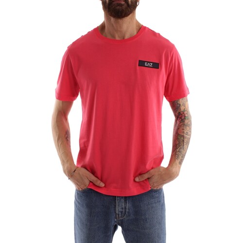 Oblačila Moški Majice s kratkimi rokavi Emporio Armani EA7 3RPT29 Rožnata