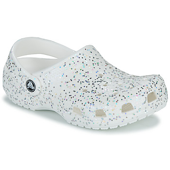 Čevlji  Deklice Cokli Crocs Classic Starry Glitter Clog K Bela