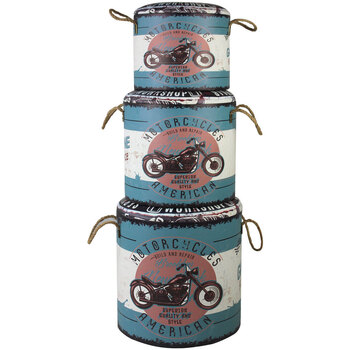 Dom Kovčki in škatle za shranjevanje Signes Grimalt Motocikel Bares Vintage 3U Modra