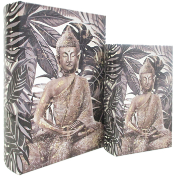 Dom Košare / škatle in košarice Signes Grimalt Buddha Book 2 Enote Siva