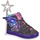 Čevlji  Deklice Visoke superge Skechers TWI-LITES 2.0 Črna / Rožnata