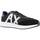 Čevlji  Moški Modne superge EAX XUX071 XV527 Črna