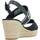 Čevlji  Ženske Sandali & Odprti čevlji Tommy Hilfiger SEASONAL WEBBING MID WED Modra