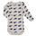 Oblačila Otroci Pižame & Spalne srajce Petit Bateau BODY US ML BALEINE PACK X5 Večbarvna