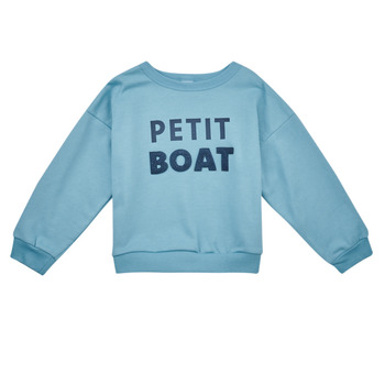 Oblačila Dečki Puloverji Petit Bateau LOGO Modra