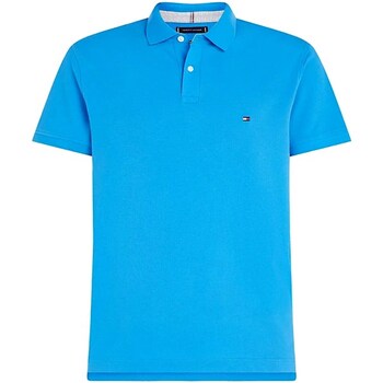 Oblačila Moški Polo majice kratki rokavi Tommy Hilfiger MW0MW17770 Modra