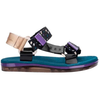 Čevlji  Ženske Sandali & Odprti čevlji Melissa Papete+Rider - Blue/Purple/Beige Večbarvna