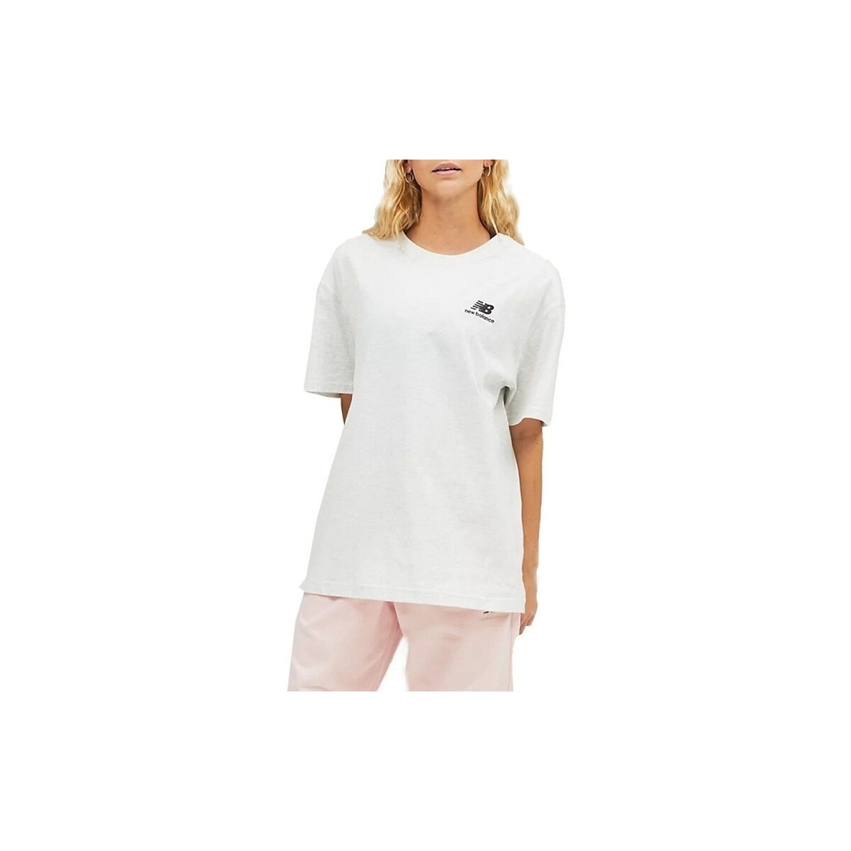 Oblačila Ženske Majice & Polo majice New Balance UNISSENTIALS TEE Siva