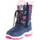 Čevlji  Dečki Škornji za sneg Axa -64530A Modra