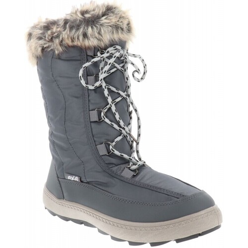 Čevlji  Ženske Škornji za sneg Axa -64528A Siva