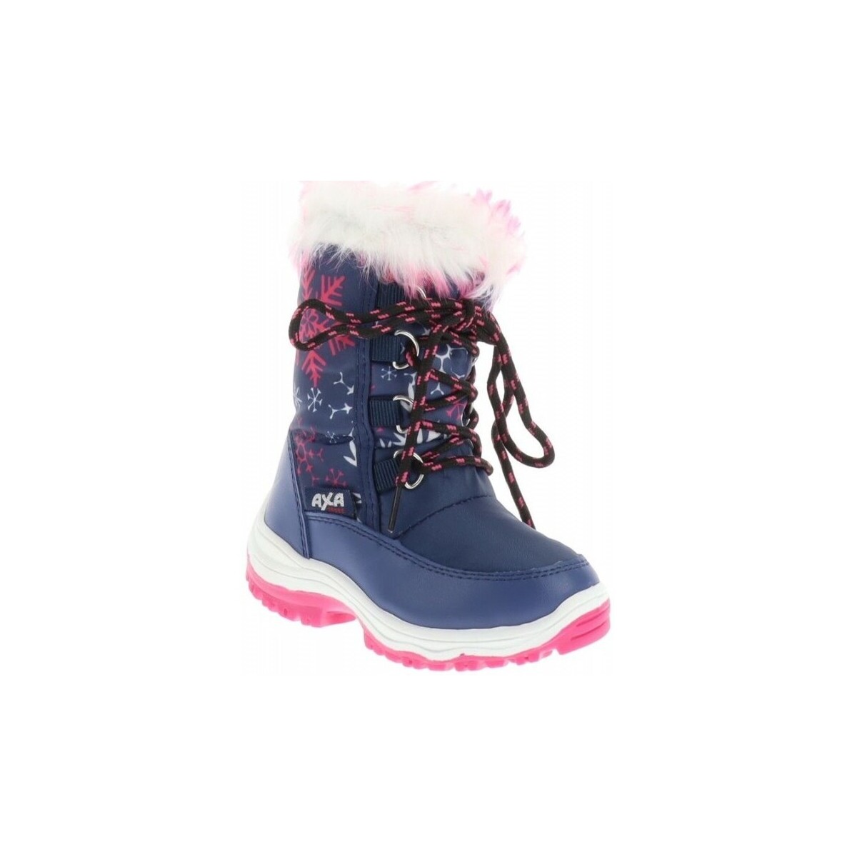 Čevlji  Dečki Škornji za sneg Axa -64529A Modra