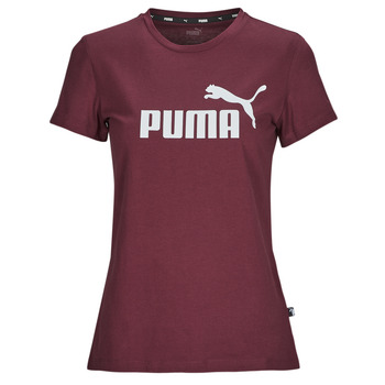 Oblačila Ženske Majice s kratkimi rokavi Puma ESS LOGO TEE (S) Vijolična