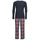 Oblačila Moški Pižame & Spalne srajce Polo Ralph Lauren L/S PJ SLEEP SET Modra / Rdeča