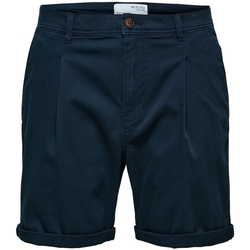 Oblačila Moški Kratke hlače & Bermuda Selected Noos Comfort-Gabriel - Dark Sapphire Modra