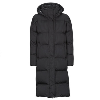 Oblačila Ženske Puhovke Superdry LONGLINE HOODED PUFFER COAT Črna