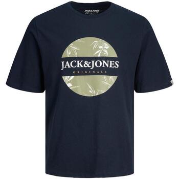 Oblačila Moški Majice s kratkimi rokavi Jack & Jones  Modra