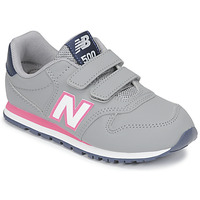 Čevlji  Deklice Nizke superge New Balance 500 Siva / Rožnata