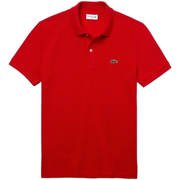 Oblačila Moški Majice & Polo majice Lacoste Slim Fit Polo - Rouge Rdeča
