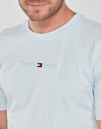 Tommy Jeans TJM CLSC SMALL TEXT TEE Modra / Nebeško modra