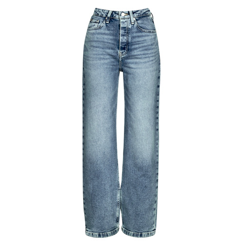 Oblačila Ženske Mom-jeans Tommy Hilfiger RELAXED STRAIGHT HW LIV Modra
