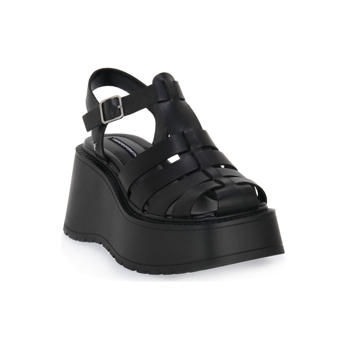 Čevlji  Ženske Sandali & Odprti čevlji Windsor Smith CRUSH BLACK LEATHER Črna