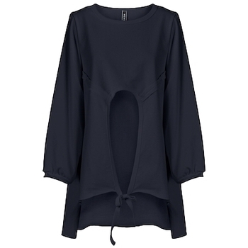Oblačila Ženske Topi & Bluze Wendy Trendy Top 11946 - Navy Modra