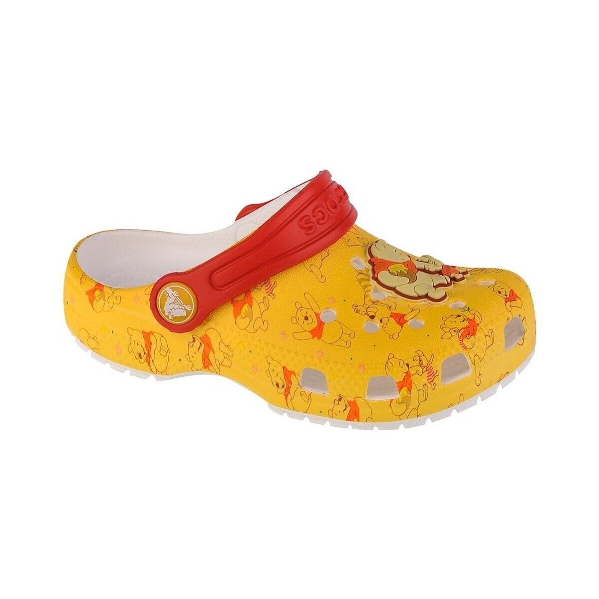 Čevlji  Otroci Čevlji Derby & Čevlji Richelieu Crocs Classic Disney Winnie The Pooh T Clog Rumena